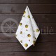 Colourful half-linen kitchen towel "Bees"